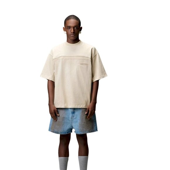 Mens XS Black Boxy Tee - Picture 4 of 5